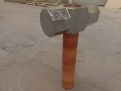 Hammer  Low-poly 3D model purchase