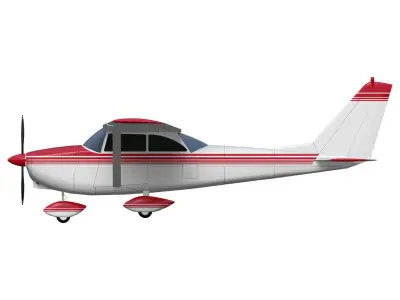 Cessna172 Skyhawk 3D model