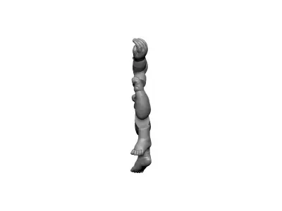 legs arms man doll 3D print model