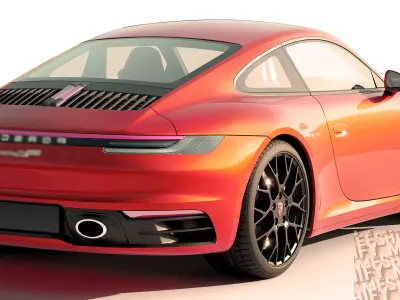 Luxury Sports Coupe 3D model