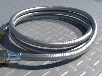 Pneumatic Hose Cable 3D model