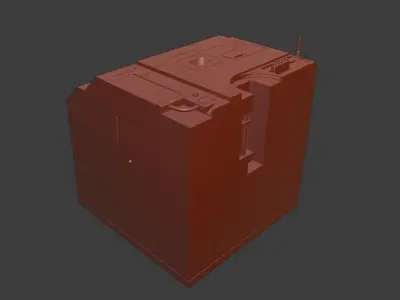 Sci-fi model printer 3D model