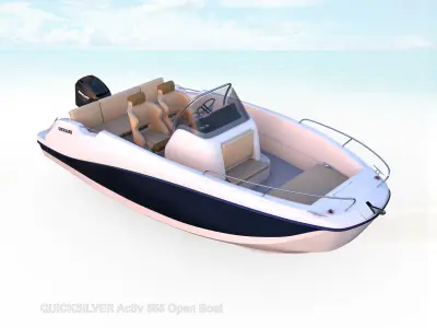 QUICKSILVER Activ 555 Open Boat  3D model