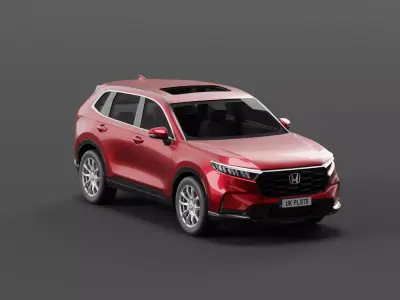 Honda Cr V Free low-poly 3D model