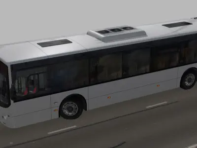 Volgabus 5270 CityRhythm 12 Low-poly 3D model