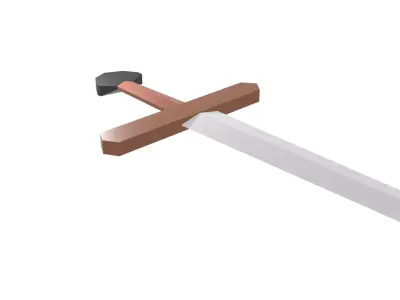 LOW-POLY Sword Free 3D model