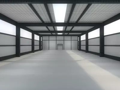 Warehouse Interior 3D model purchase