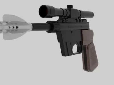 DL-21 B star wars gun 3D model