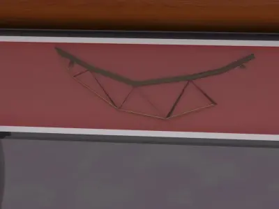 Boat With Some Luxurious Items Included Low-poly 3D model