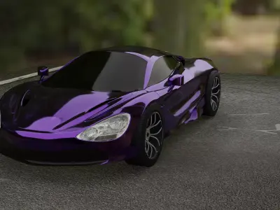 Car replica 3D model
