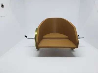 Chariot wooden cart Free 3D print model