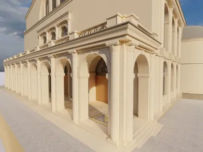 Commercial building-building classic 3D model get