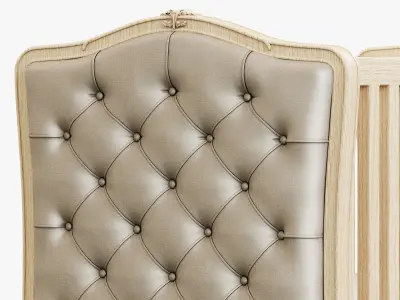 Restoration Hardware Colette Tufted Crib 3D model