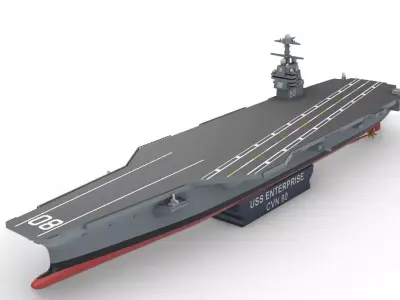 USS Enterprise CVN-80 3D print model