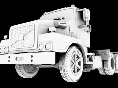 Brazilian classic truck 3D print model