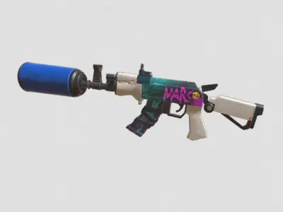 FPS AKM - Model and Textures 3D model