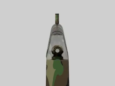 cartoonish M16 Low-poly 3D model