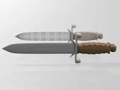 Dagger 01 3D model