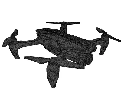 Futuristic Camera Drone 3D Model 3D model