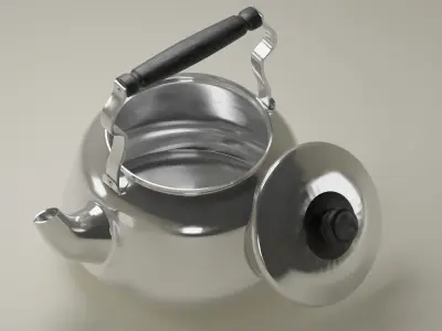 Stainless Steel Kettle 3D model