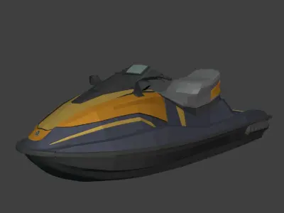 Generic Jetski - Jet ski - Personal Watercraft - Water Craft Low-poly 3D model