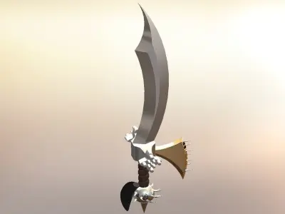 Arm broadsword 3D model