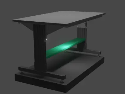 WORK TABLE - BLENDER Free 3D model