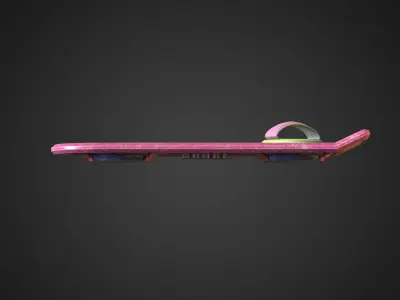 Back To The Future Hoverboard Low-poly 3D model