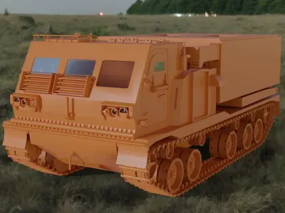 M270 Multiple Launch Rocket System 3D model