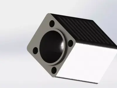 cylinder body 3D model