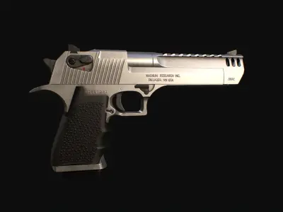 DESERT EAGLE GAME MODEL 4K  Low-poly 3D model