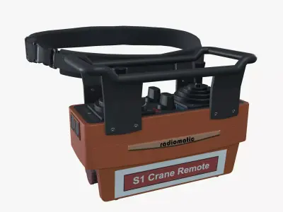 EOT Remote with belt 3D model