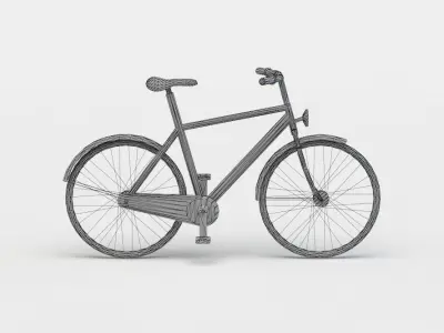 Bicycle Low-poly 3D model by DexsoftGames - Low-poly