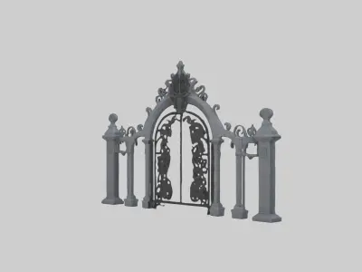 Purgatorygate Model Low-poly 3D model
