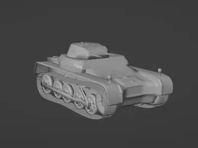Panzerkampfwagen I Ausf A 3D model