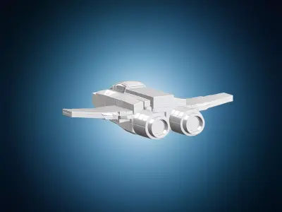 LEGO Spaceship 3D Print Model 3D print model