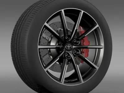 Toyota 86 G wheel 3D model