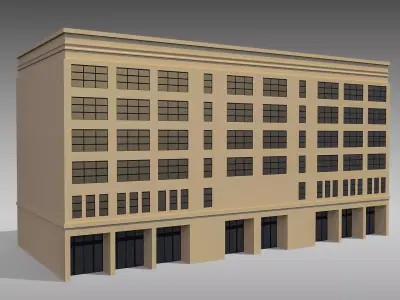 Commercial Building 008 3D model