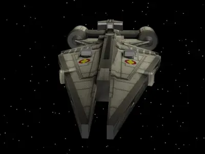 Star Wars - Republic Light Cruiser 3D model