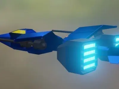 Space Fighter Jet  Free 3D model