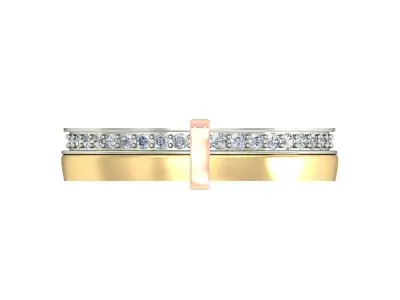 Wedding Ring  3D print model 130