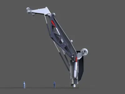 Offshore crane ROC 3D print model