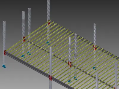 Prateleira Flow Rack Free 3D model
