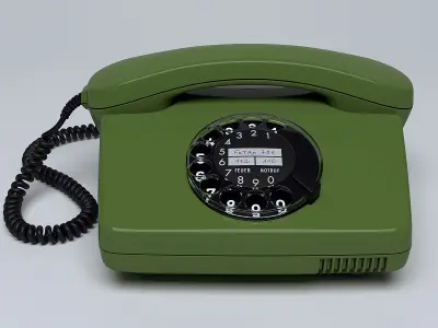 Rotary Telephone FeTAp 791 3D model