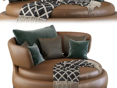 Amoenus Soft Maxalto Swivel Sofa 3D model purchase