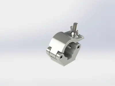 Clamp for pipe 48-51mm 750kg 3D model