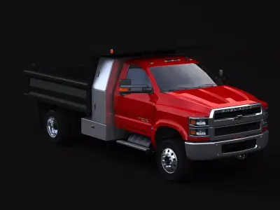 2020 Chevrolet Silverado 4500HD Dump Truck 3D model