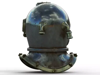 diving helmet 3D model