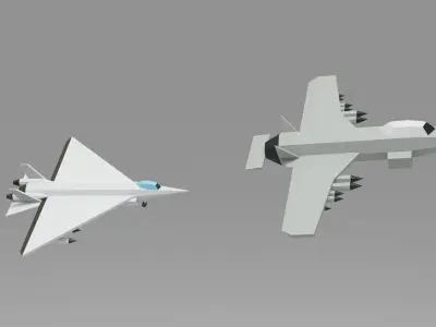 Army low poly Low-poly 3D model