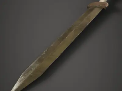 Roman Gladius Low-poly 3D model